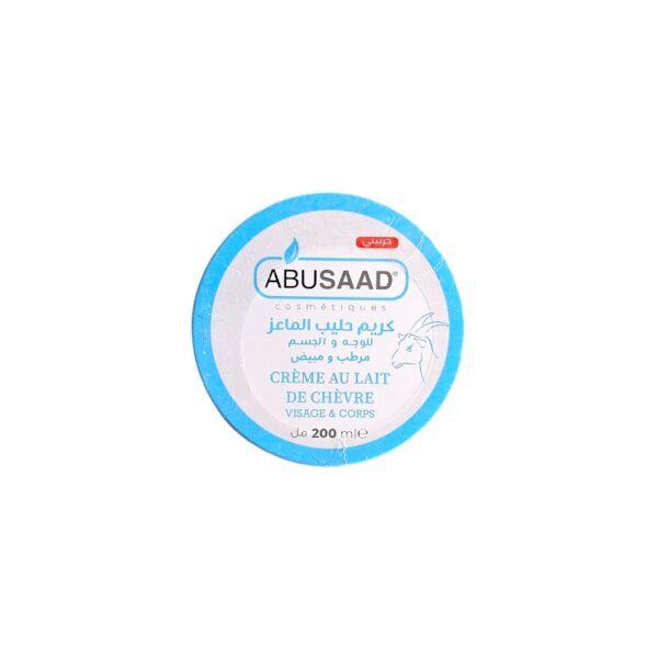 ABUSAAD CREME VISAGE & CORPS AU LAIT DE CHEVRE 200ML